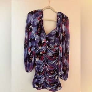 MULTI COLOR REBECCA VALLANCE DESIGNER MINI DRESS💜✨💙